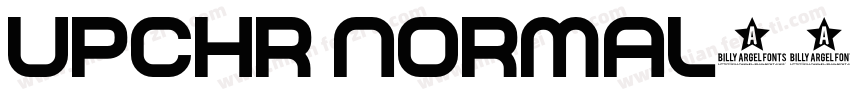 UpcHr Normal字体转换